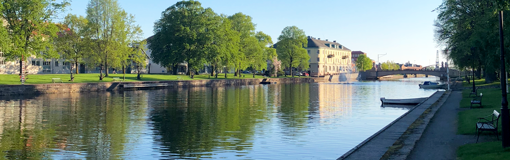 Vy över Lidköping